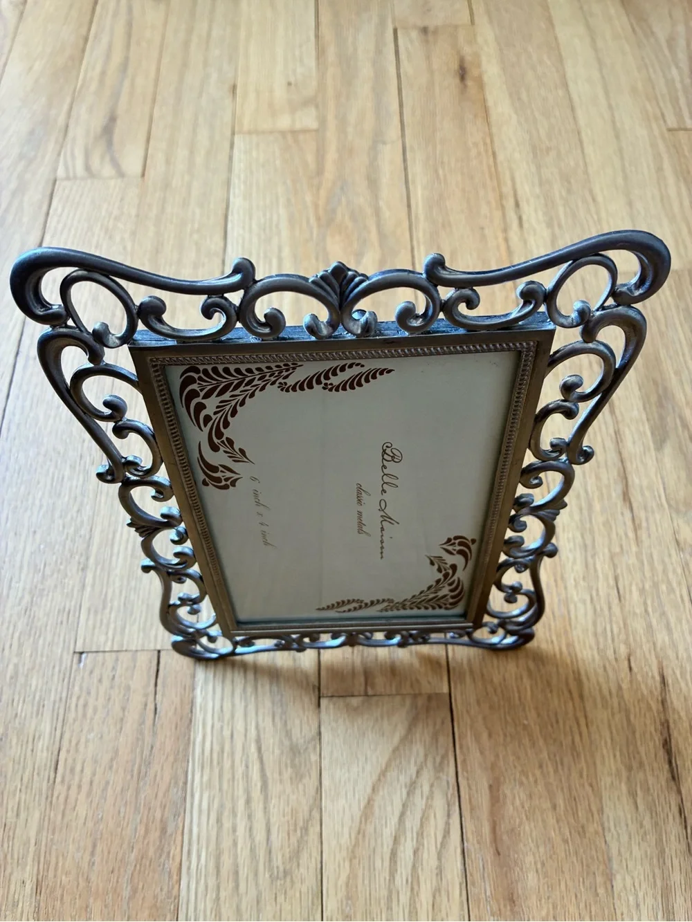 NWT Belle Maison Classic Metals Ornate photo frame 6 x 4 inch
